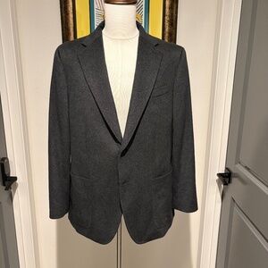 Banana Republic 100% Cashmere Sport Coat - Grey Size 44R